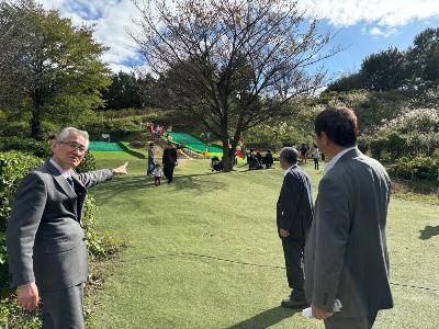 川場田園プラザ芝滑り台
