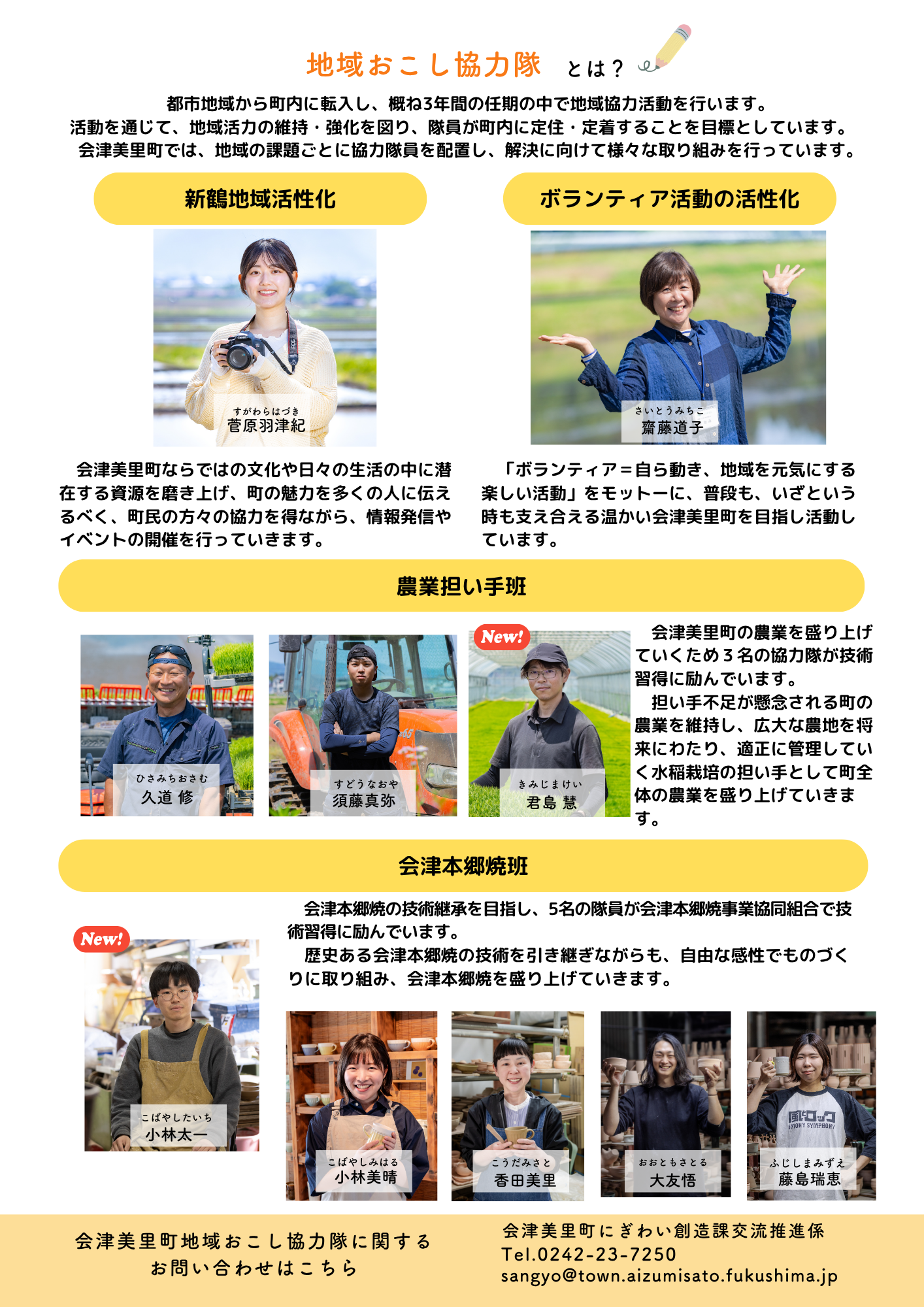 会津美里町地域おこし協力隊紹介