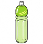 1本のペットボトルのイラスト