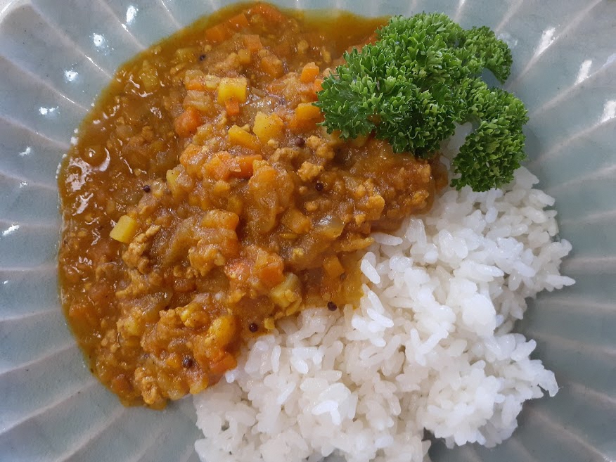 有機野菜入りキーマカレー