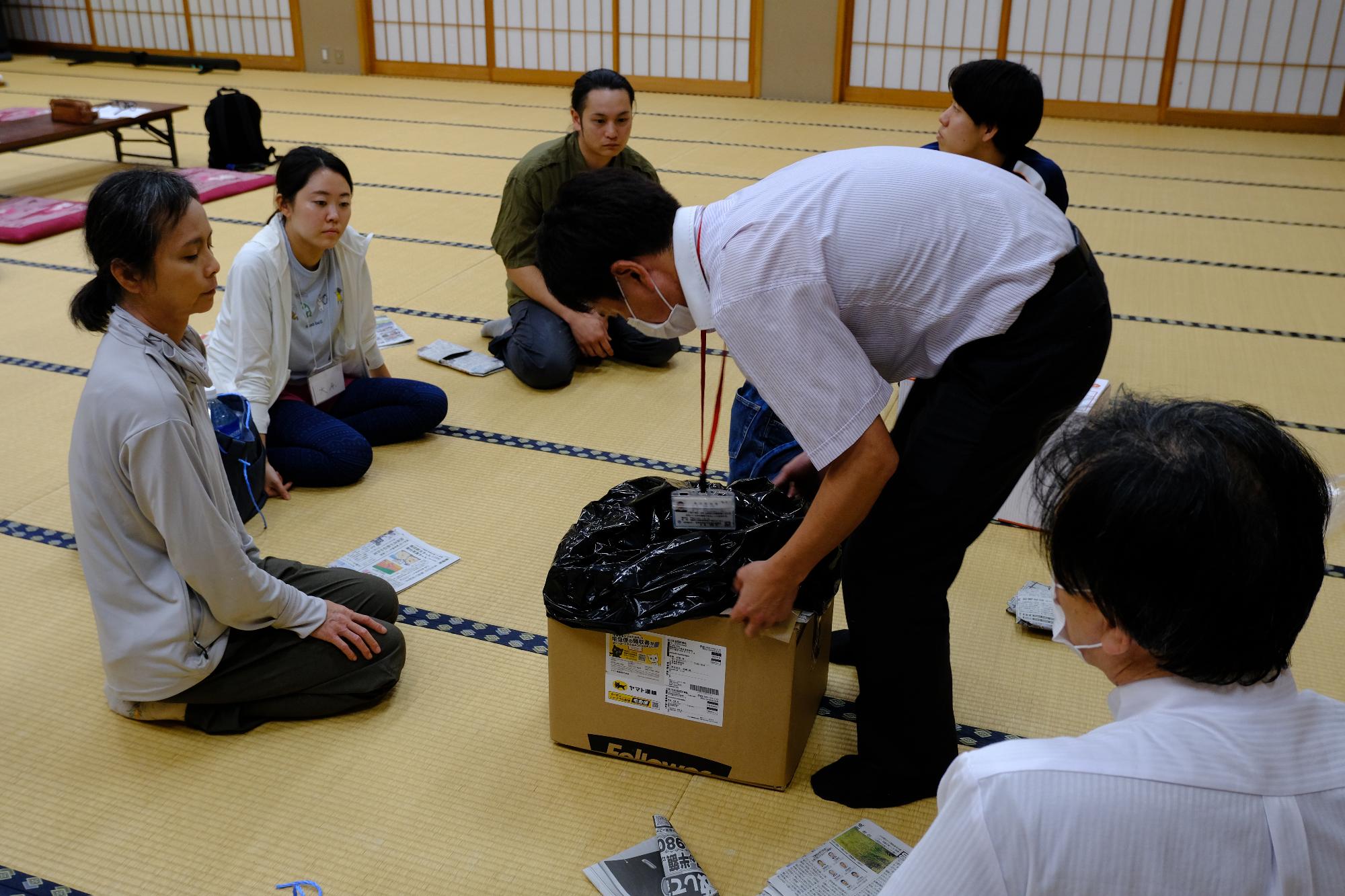 ボランティアの活性化業務体験の様子2