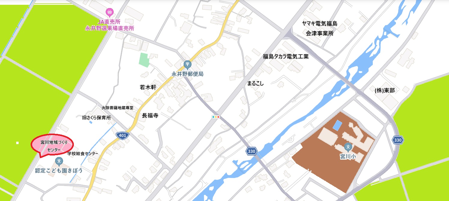 宮川地域づくりセンターへの道順