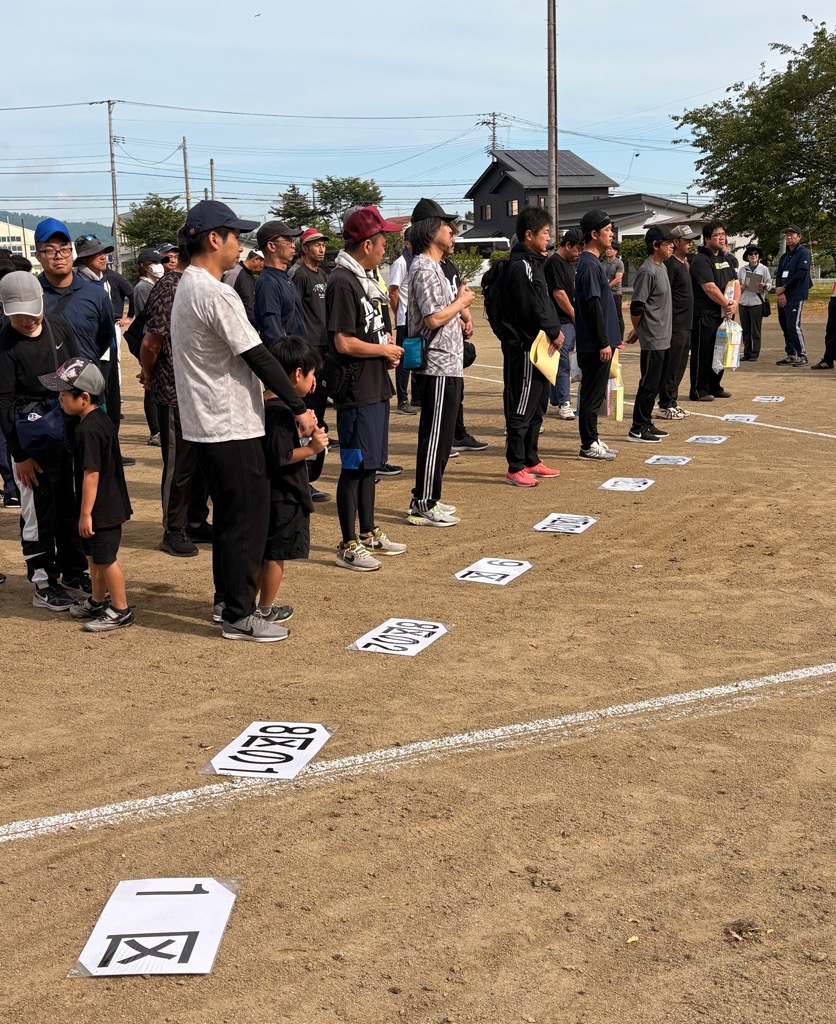 高田地域ソフトボール大会開会式