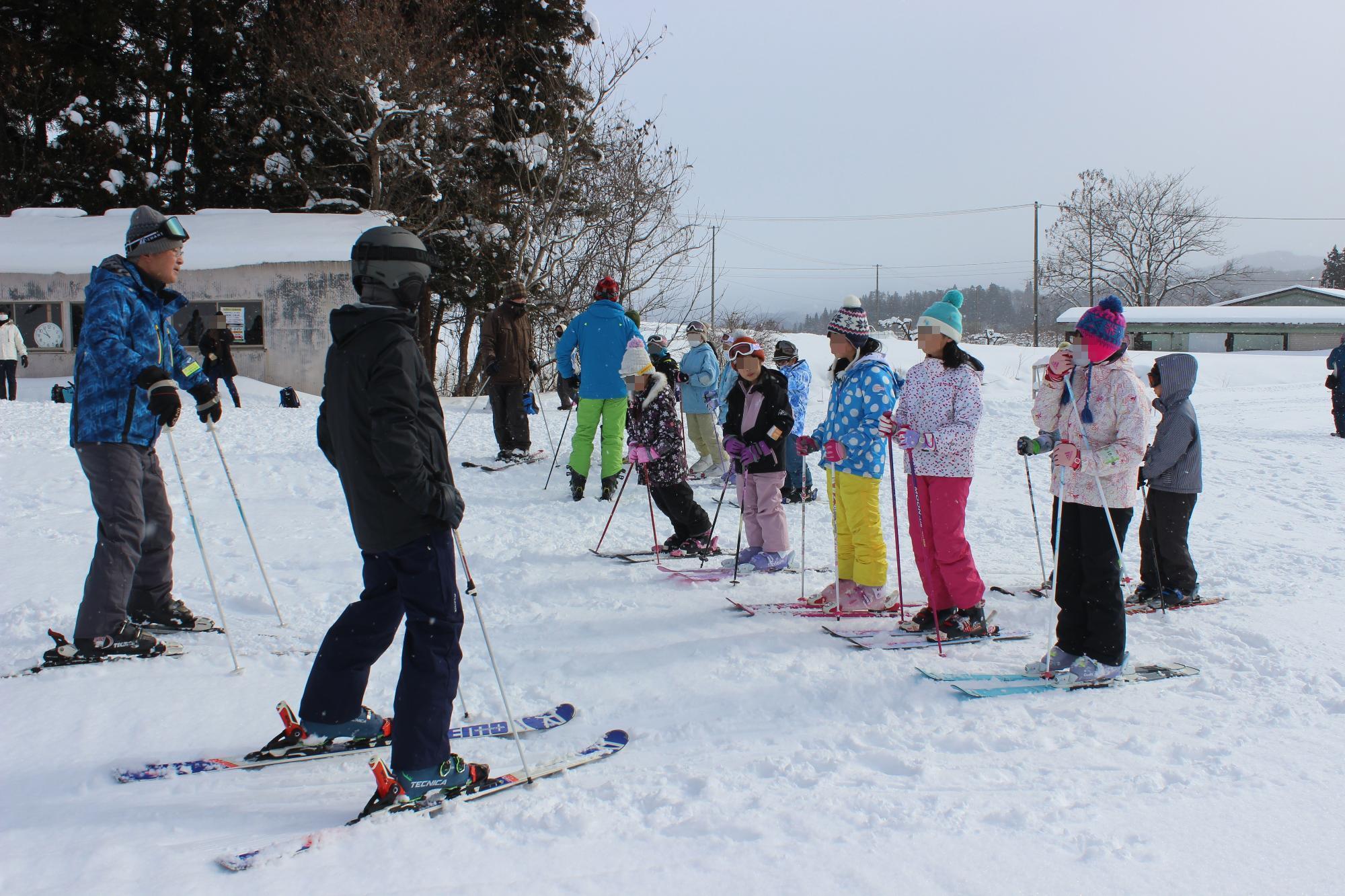 スキー教室の様子